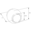 ROTULA A SFERA SUPERIORE 3� HEAVY DUTY